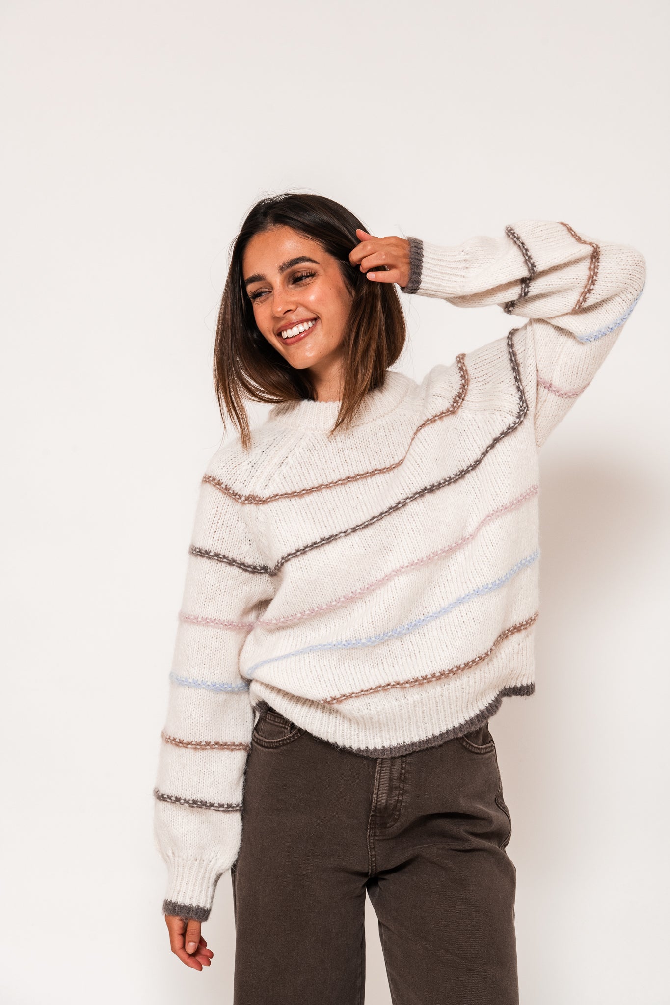 PCNELIA Pullover - Birch